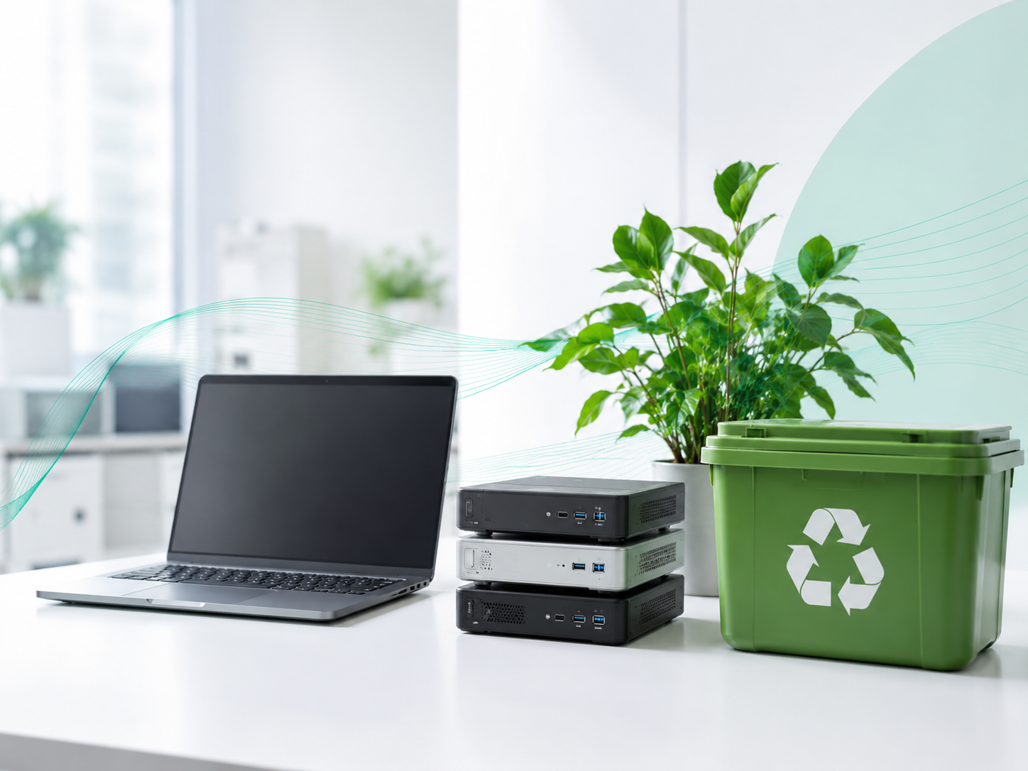 Responsible IT equipment recycling and environmental management